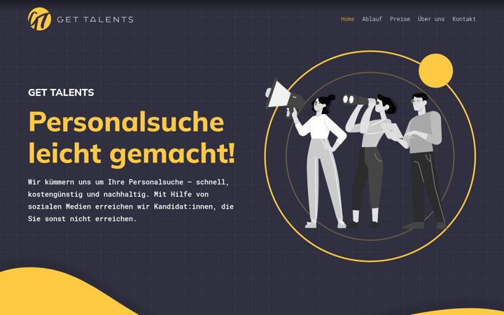 Screenshot of get-talents.de