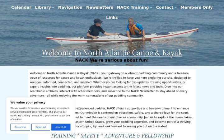 Screenshot of get-the-nack.org