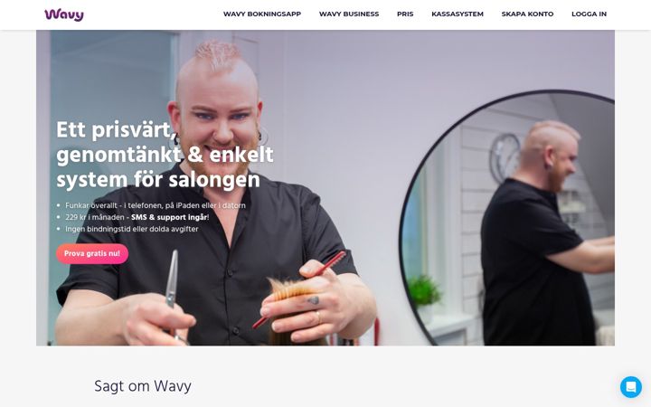 Screenshot of get-wavy.com
