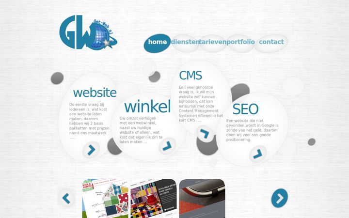 Skärmbild av get-web.nl
