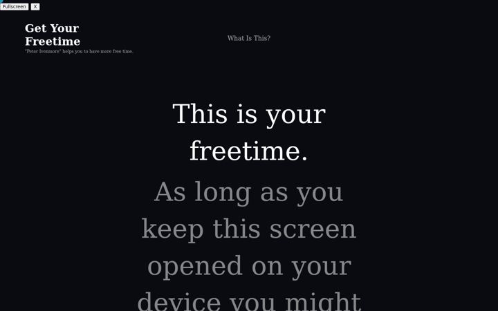 Screenshot of get-your-freetime.com