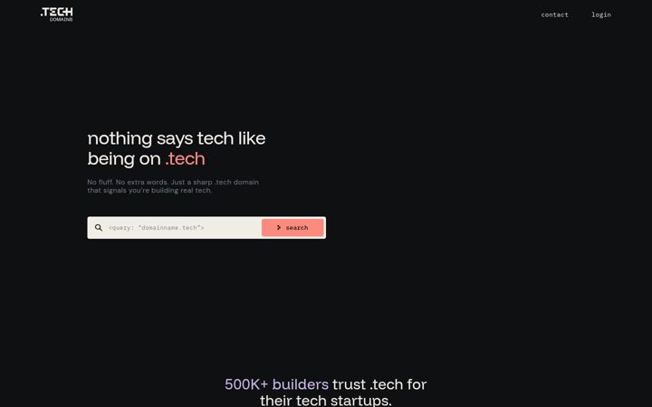 Screenshot of get.tech