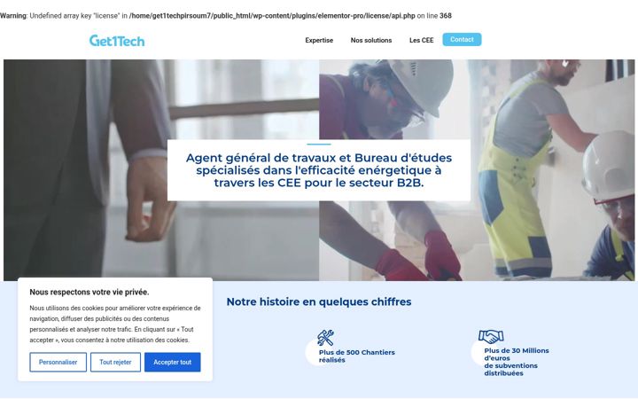 Screenshot of get1tech.fr