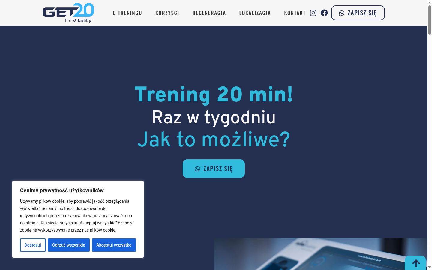Sutikimo reklamjuostės, rodytos prieš bet kokią sąveiką, ekrano kopija