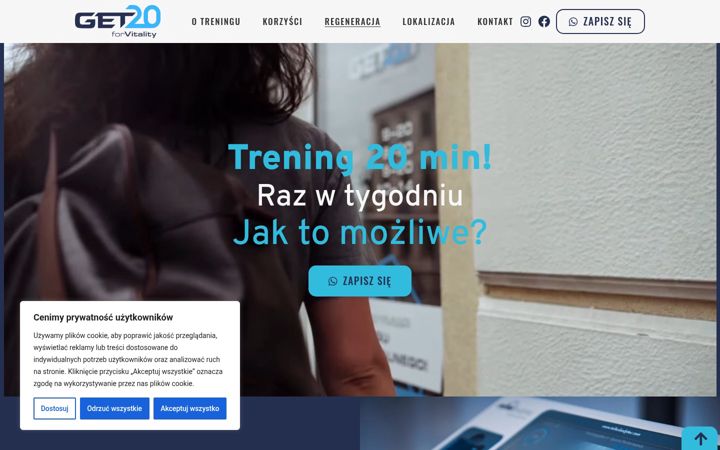 Screenshot of get20.pl