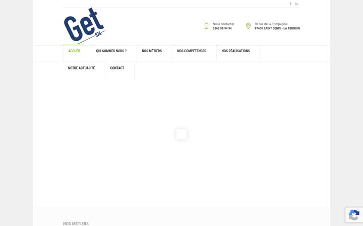 Screenshot of get974.fr