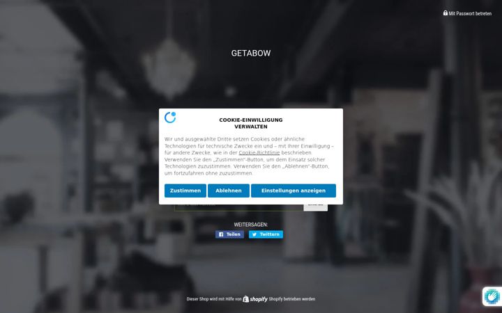 Screenshot of getabow.de