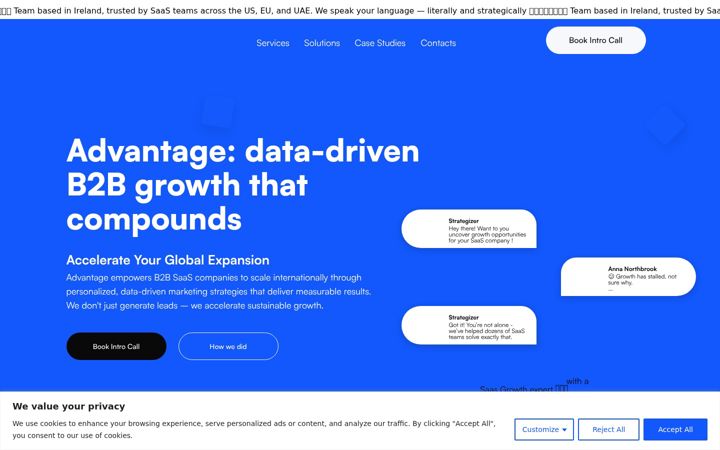 Screenshot of getadvantage.io