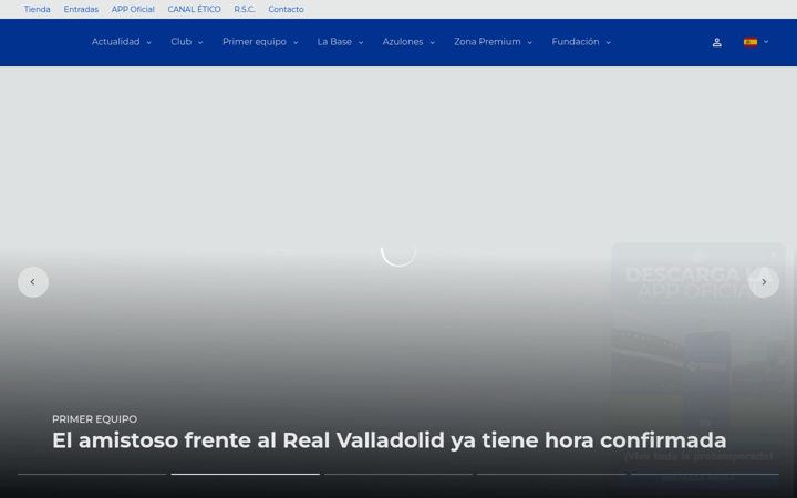 Screenshot of getafecf.com