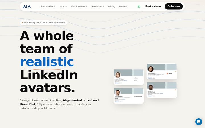 Screenshot of getaia.io