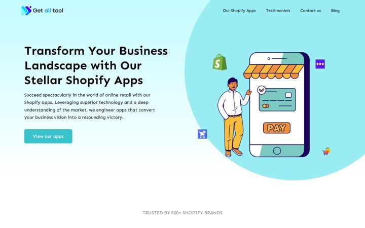 Screenshot of getalltool.com
