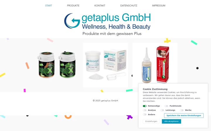 Screenshot of getaplus.de