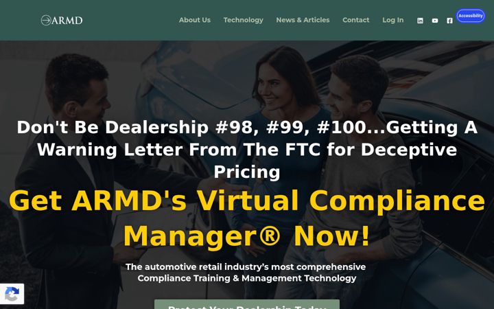 Screenshot of getarmd.com