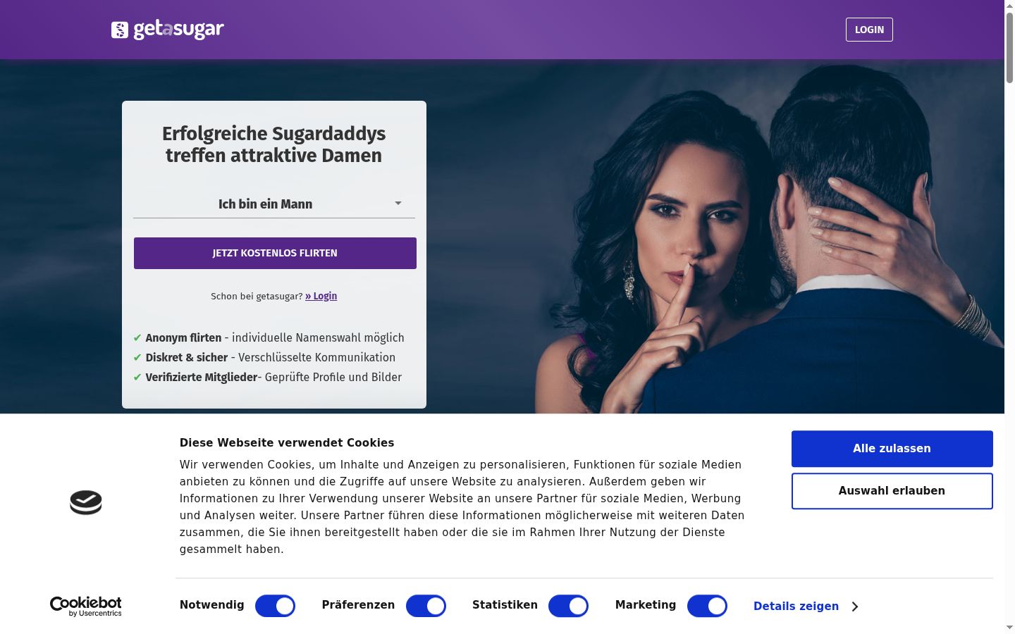 Screenshot του banner συγκατάθεσης που εμφανίστηκε πριν από οποιαδήποτε αλληλεπίδραση