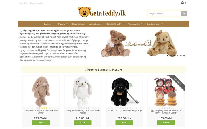 Екранна снимка на getateddy.dk