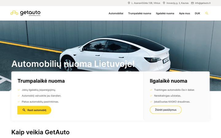 Screenshot of getauto.lt