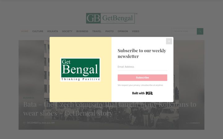 Screenshot of getbengal.com
