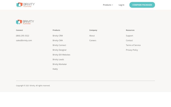 Screenshot of getbrivity.com