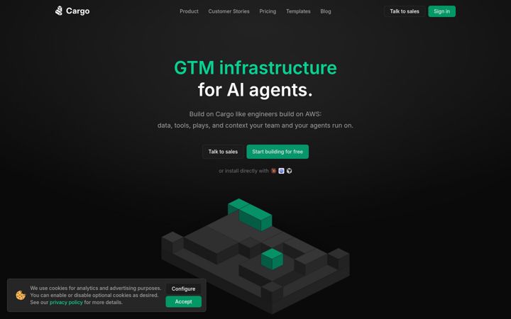 Screenshot of getcargo.ai