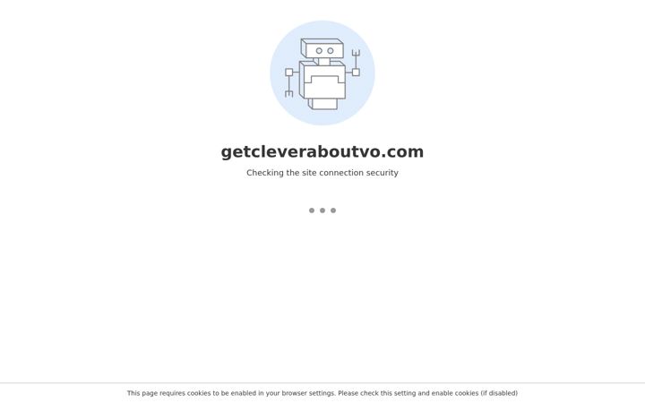 Screenshot of getcleveraboutvo.com