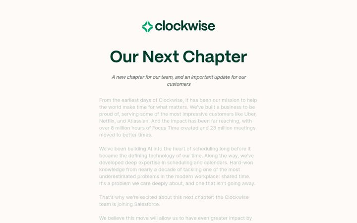 Ekrānuzņēmums no getclockwise.com