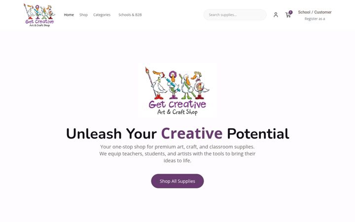 Screenshot of getcreative.ie