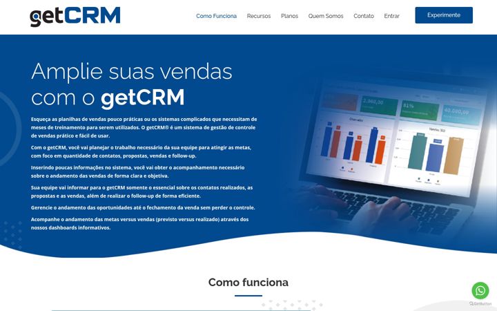 Screenshot of getcrm.com.br