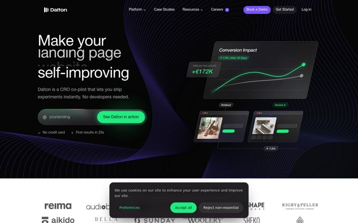 Screenshot of getdalton.com