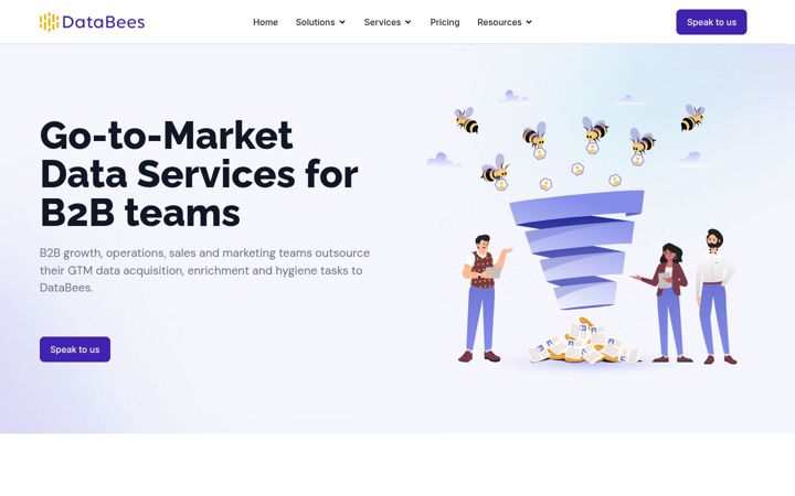 Screenshot of getdatabees.net