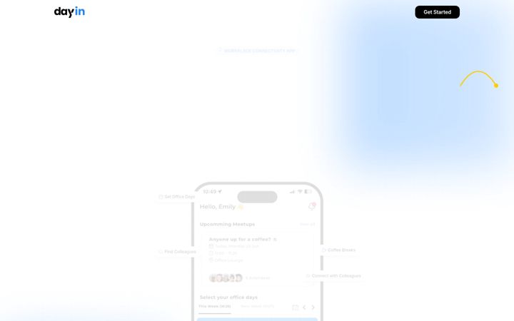 Screenshot of getdayin.io