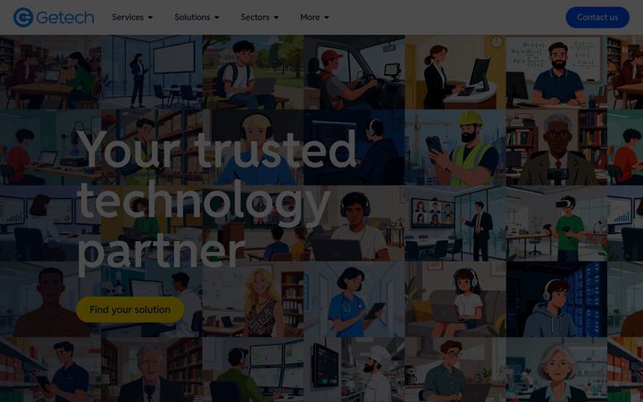 Screenshot of getech.co.uk
