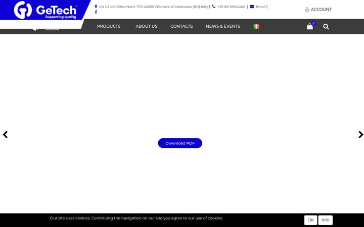Screenshot of getechsrl.com