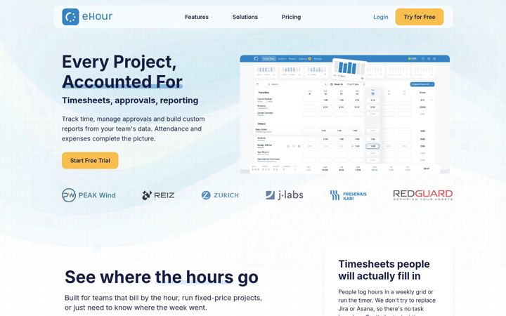 Screenshot of getehour.com