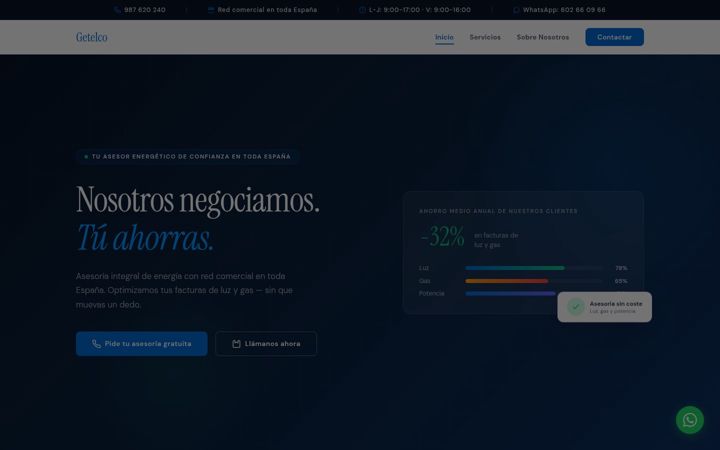 Screenshot of getelco.es