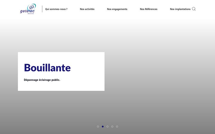 Screenshot of getelec-guadeloupe.fr