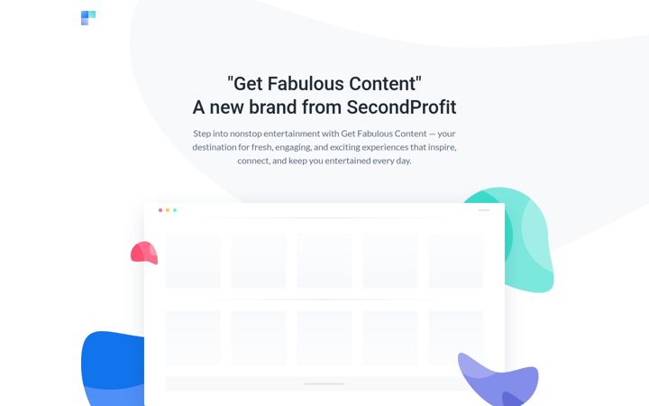 Screenshot of getfabulouscontent.com