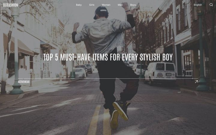 Screenshot of getfashion.org