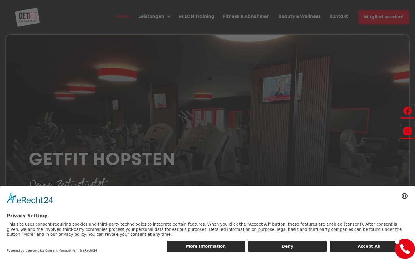 Screenshot tal-banner tal-kunsens muri qabel kwalunkwe interazzjoni