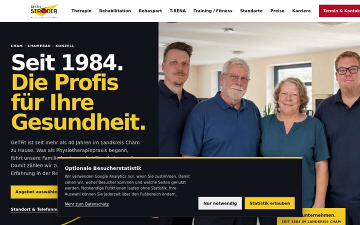 Screenshot of getfit-stroeder.de