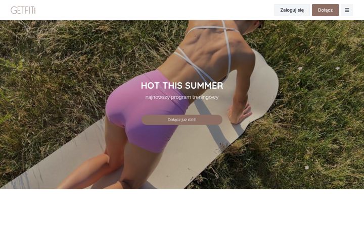 Screenshot of getfitonline.pl