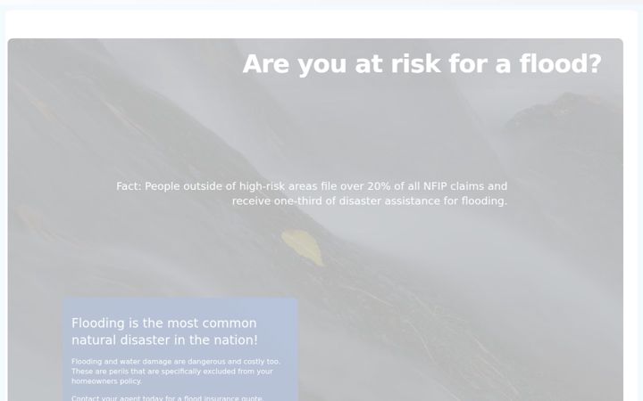 Screenshot of getflood.com