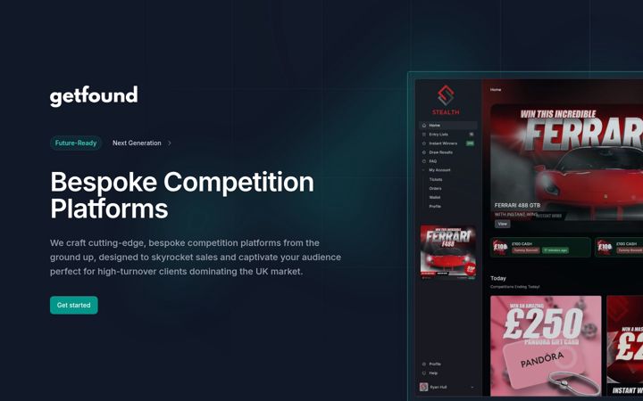 Screenshot of getfoundni.co.uk