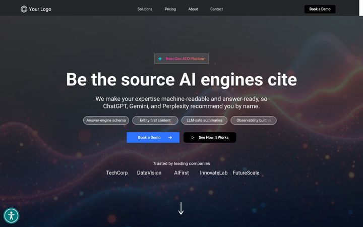Screenshot of getfoundon.ai