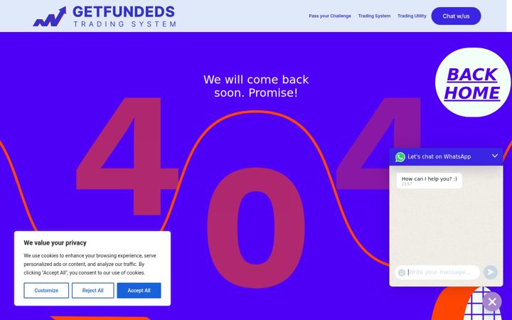Screenshot of getfundeds.com
