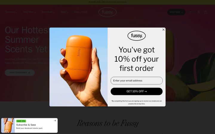 Screenshot of getfussy.com