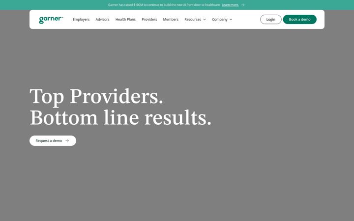 Screenshot of getgarner.com