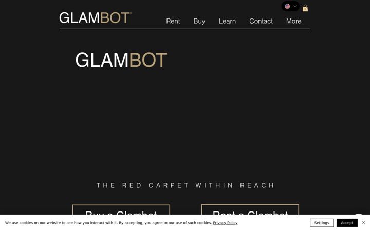 Screenshot of getglambot.com