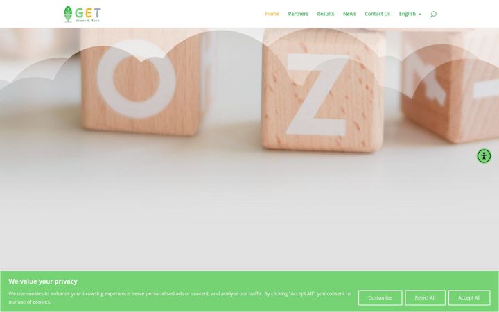 Screenshot of getgreentech.eu