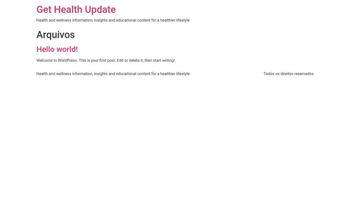 Screenshot of gethealthupdate.com