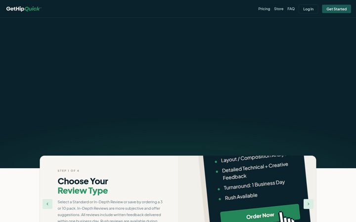 Screenshot of gethipquick.com